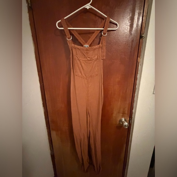 Aerie Rust Overalls - Picture 3 of 9